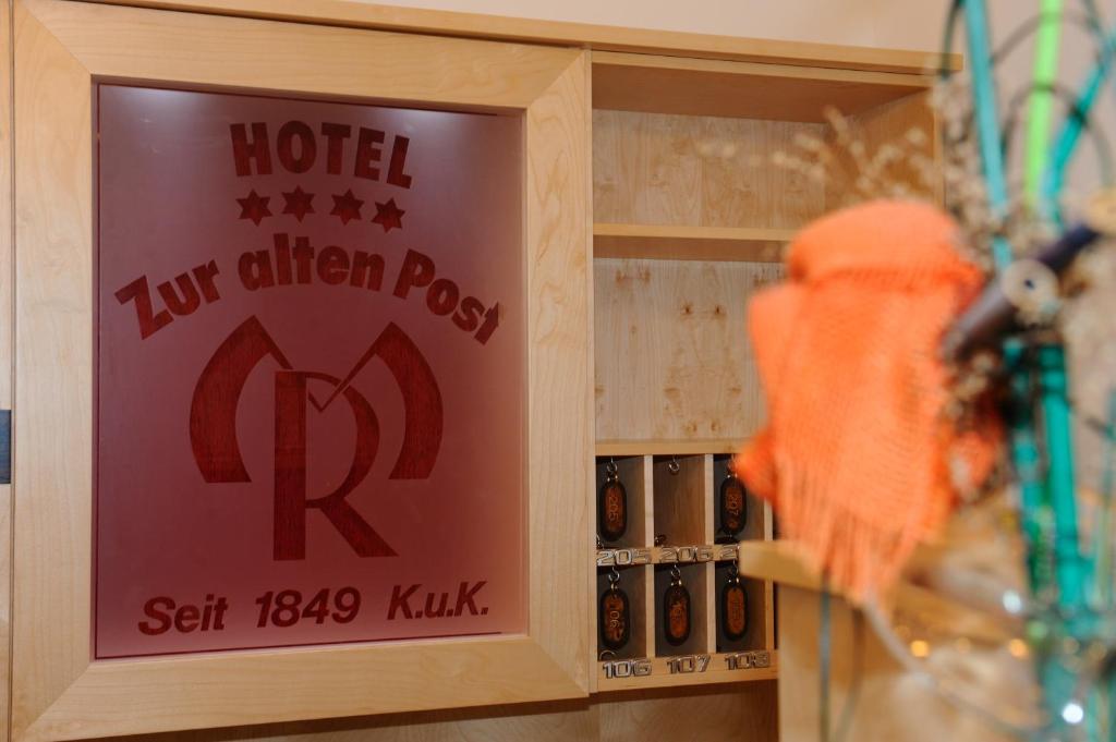 Certifikát, hodnocení, plakát nebo jiný dokument vystavený v ubytování Hotel-Gasthof-Fleischerei - Zur alten Post