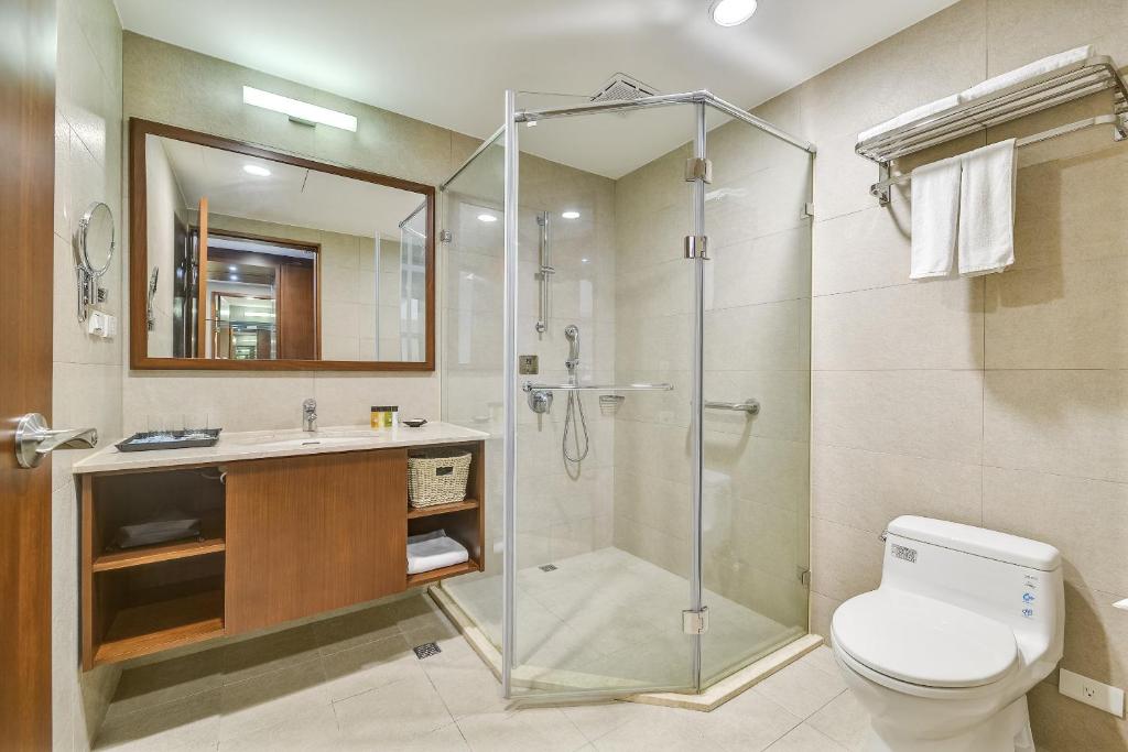 Koupelna v ubytování Forte Hotel Xizhi