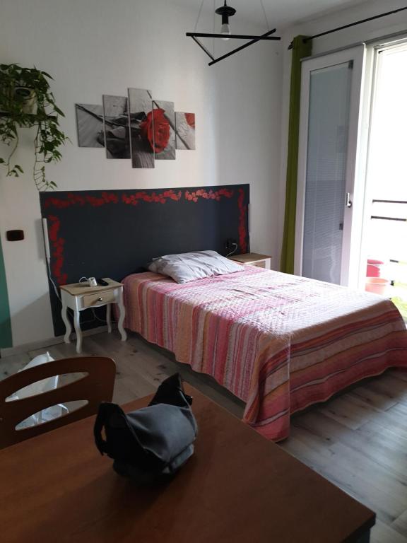 Postel nebo postele na pokoji v ubytování Romeo