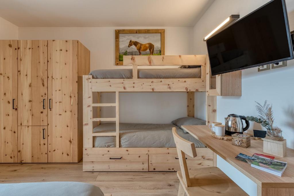 Agritur Maso Librar - Habitación Cuádruple - Acceso Por Discapacidad