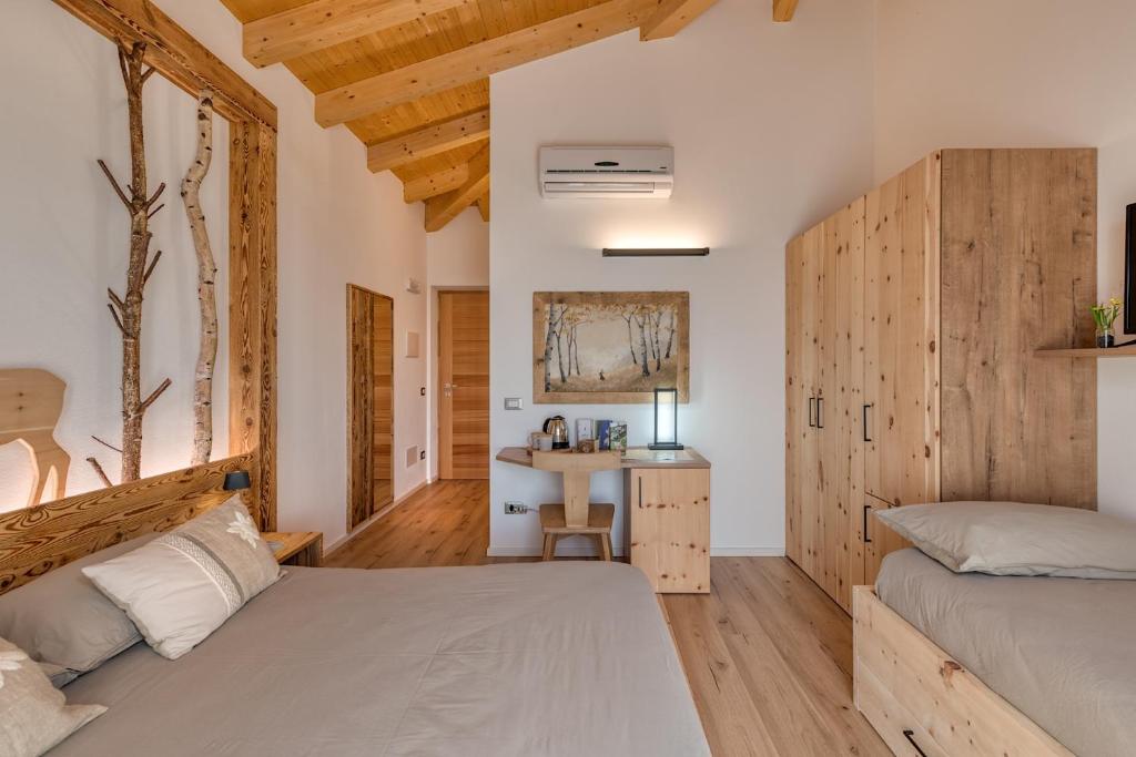 Agritur Maso Librar - Habitación Triple Con Balcón