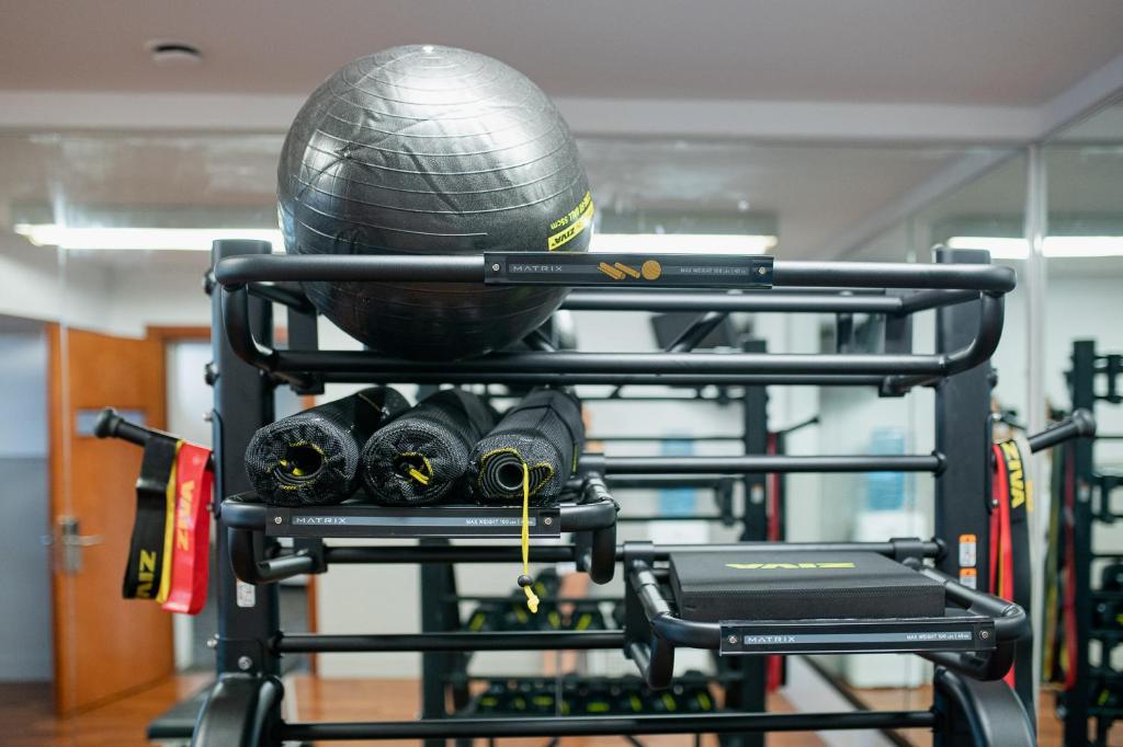 Fitness centrum a/nebo fitness zařízení v ubytování Belstay Milano Assago