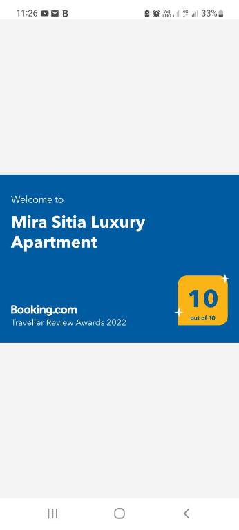 Certifikát, hodnocení, plakát nebo jiný dokument vystavený v ubytování Mira Sitia Luxury Apartment