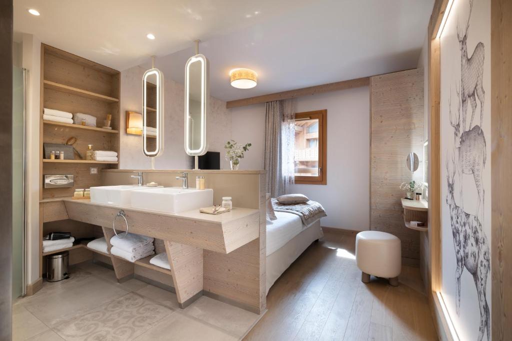 Ванная комната в Résidence Pierre & Vacances Premium L'Hévana