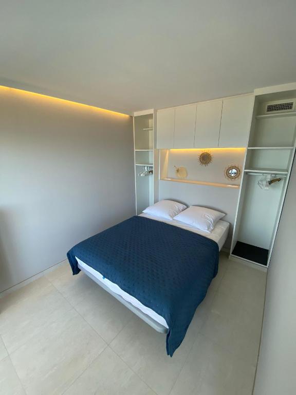 Postel nebo postele na pokoji v ubytování Superbe appartement Première ligne de mer