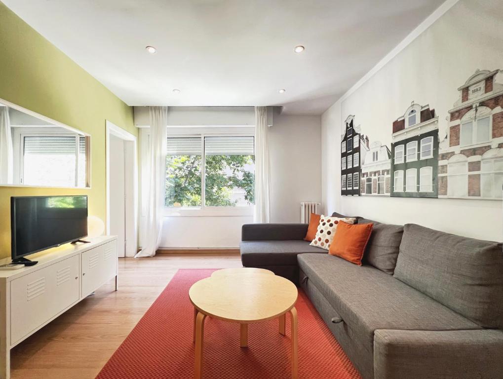 Posezení v ubytování Stay U-nique Apartments Aribau II
