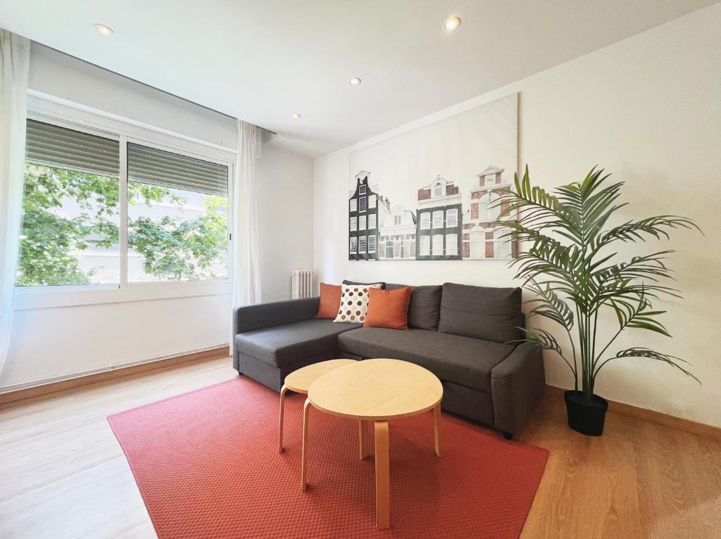 Posezení v ubytování Stay U-nique Apartments Aribau II