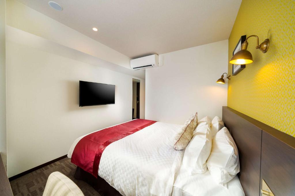 TV a/nebo společenská místnost v ubytování Best Western Hotel Fino Shin-Yokohama