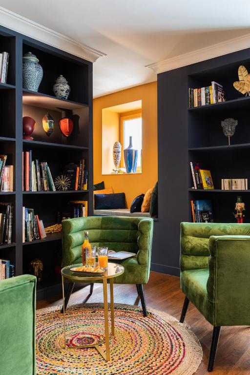 Posezení v ubytování Hôtel - Restaurant Le Globe