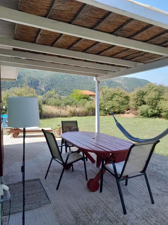 Patio alebo iná vonkajšia časť ubytovania Villa Menta