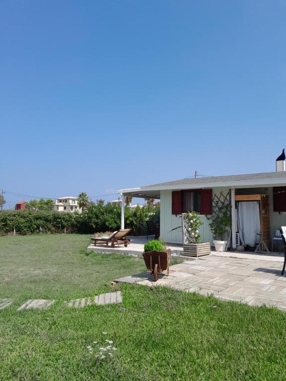 Vonkajšia záhrada v ubytovaní Villa Menta