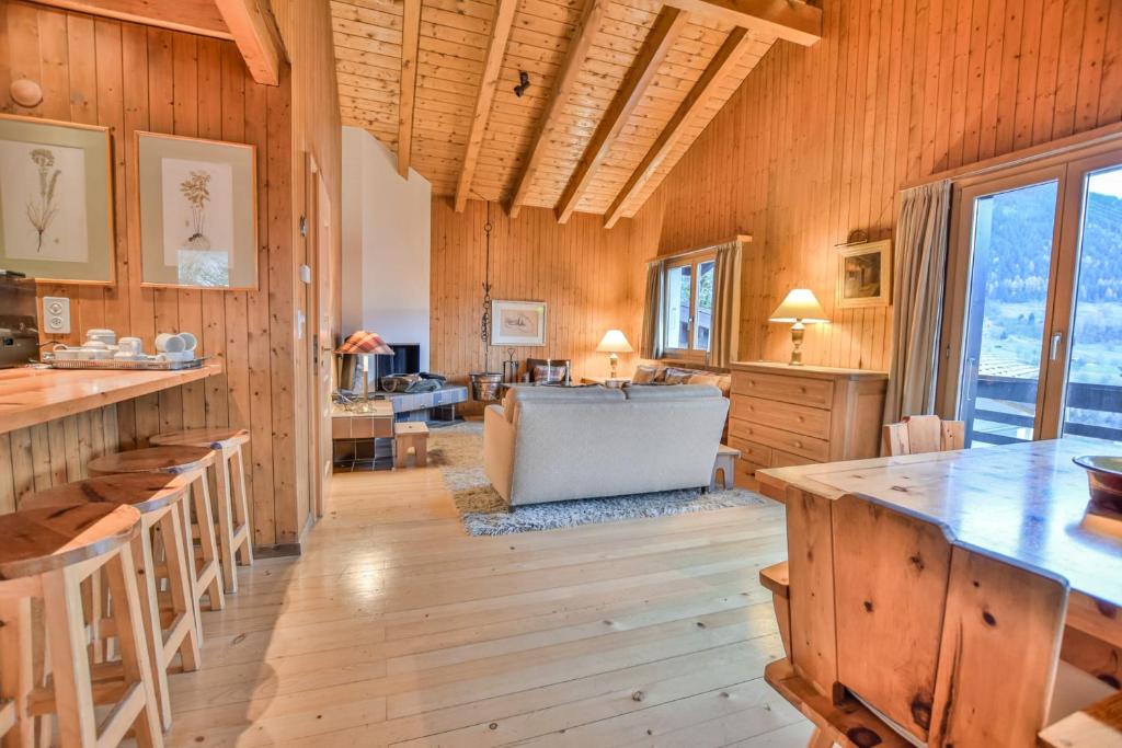 Posezení v ubytování Chalet Arnica