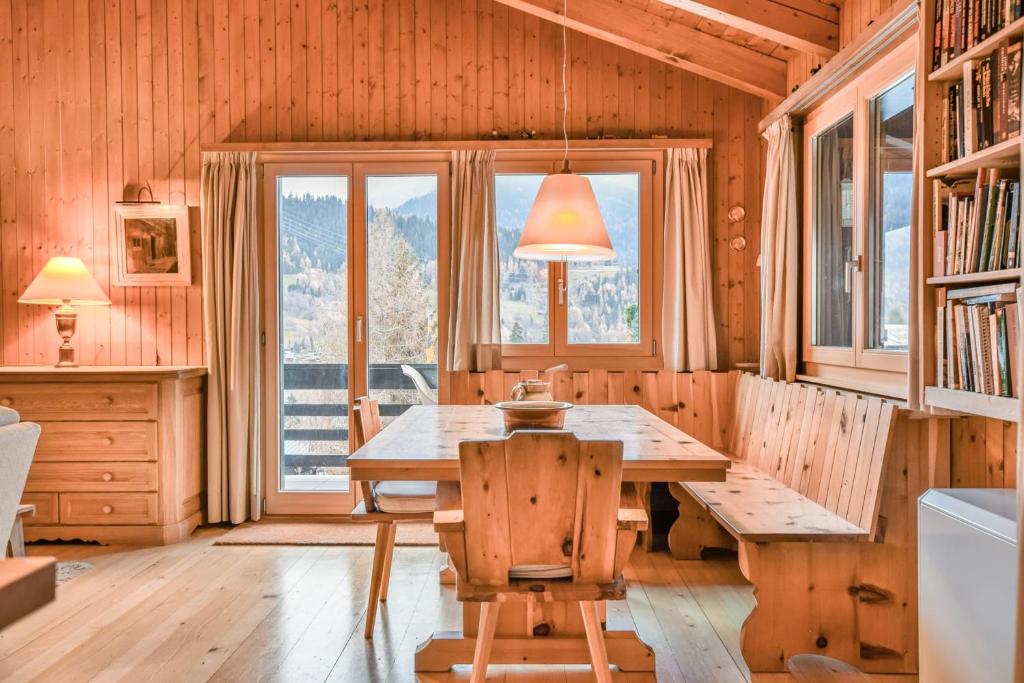Posezení v ubytování Chalet Arnica