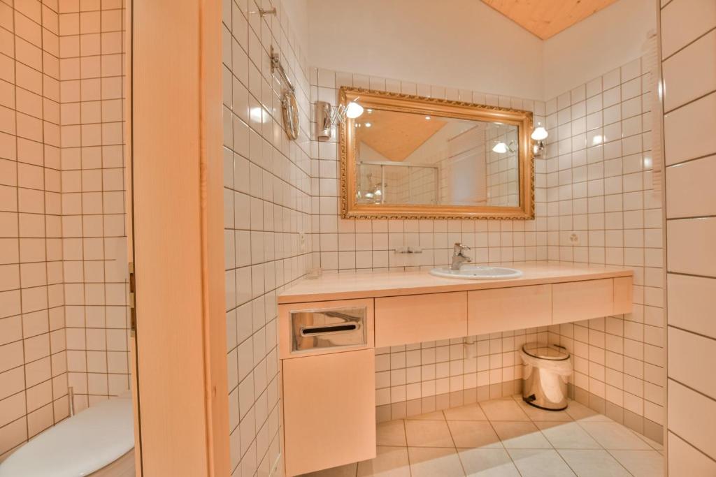 Koupelna v ubytování Chalet Arnica