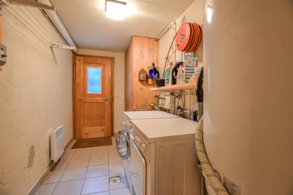 Kuchyň nebo kuchyňský kout v ubytování Chalet Arnica