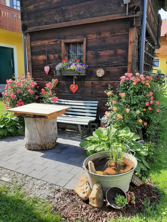 Zahrada ubytování Landhaus Tippl