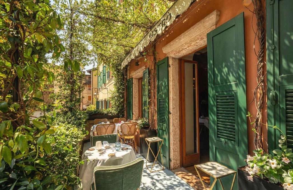 Zahrada ubytování Casa L'Andrunèl