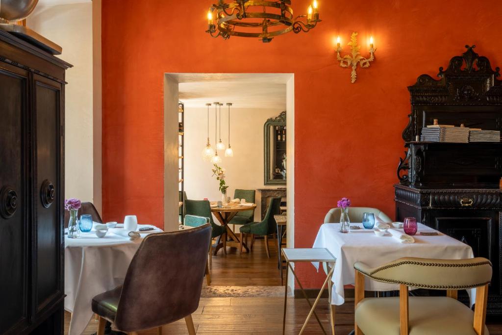 Posezení v ubytování Casa L'Andrunèl