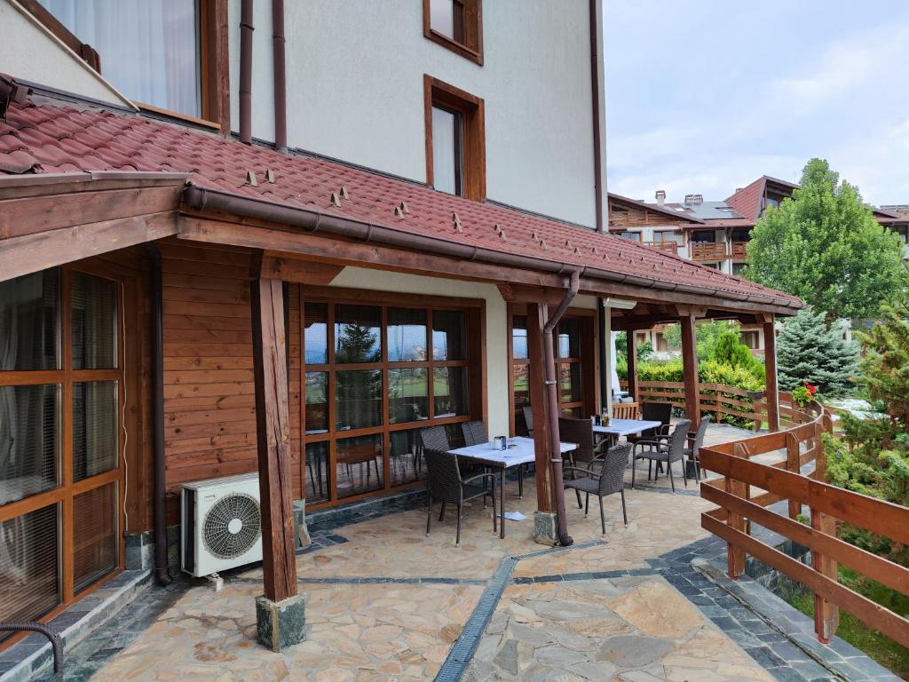Balkón nebo terasa v ubytování Bansko Belvedere Apartament