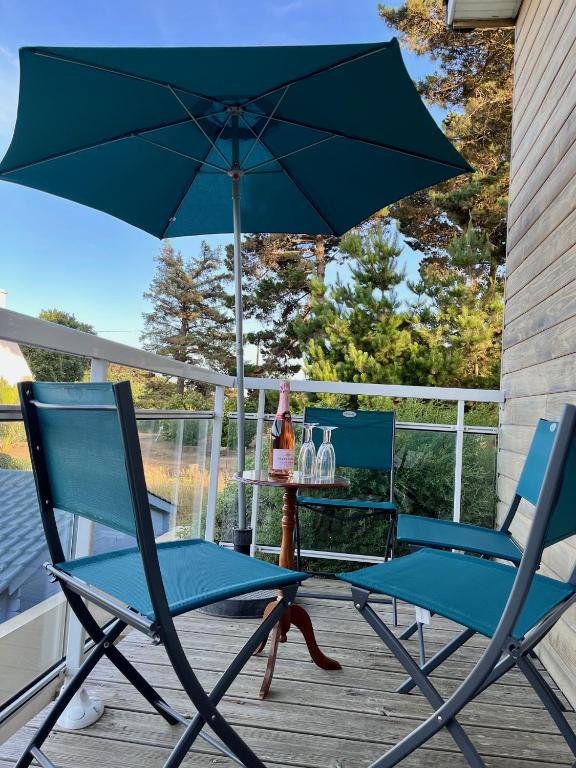 Balcon ou terrasse dans l'établissement Ty Koad