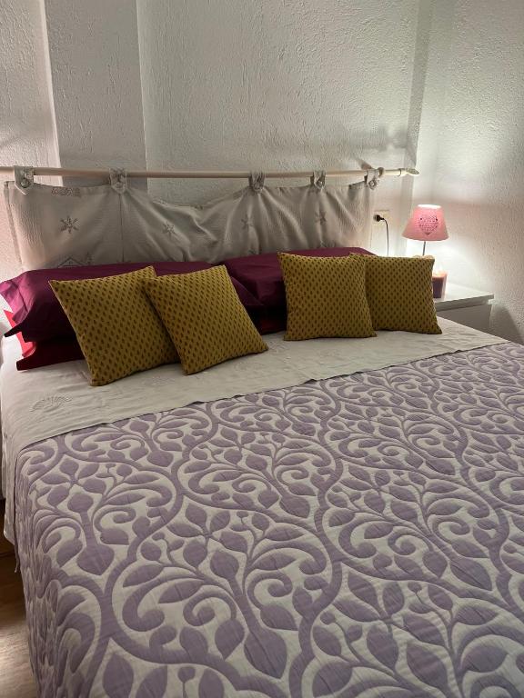 Postel nebo postele na pokoji v ubytování Chalet Blanc "Le Flocon"