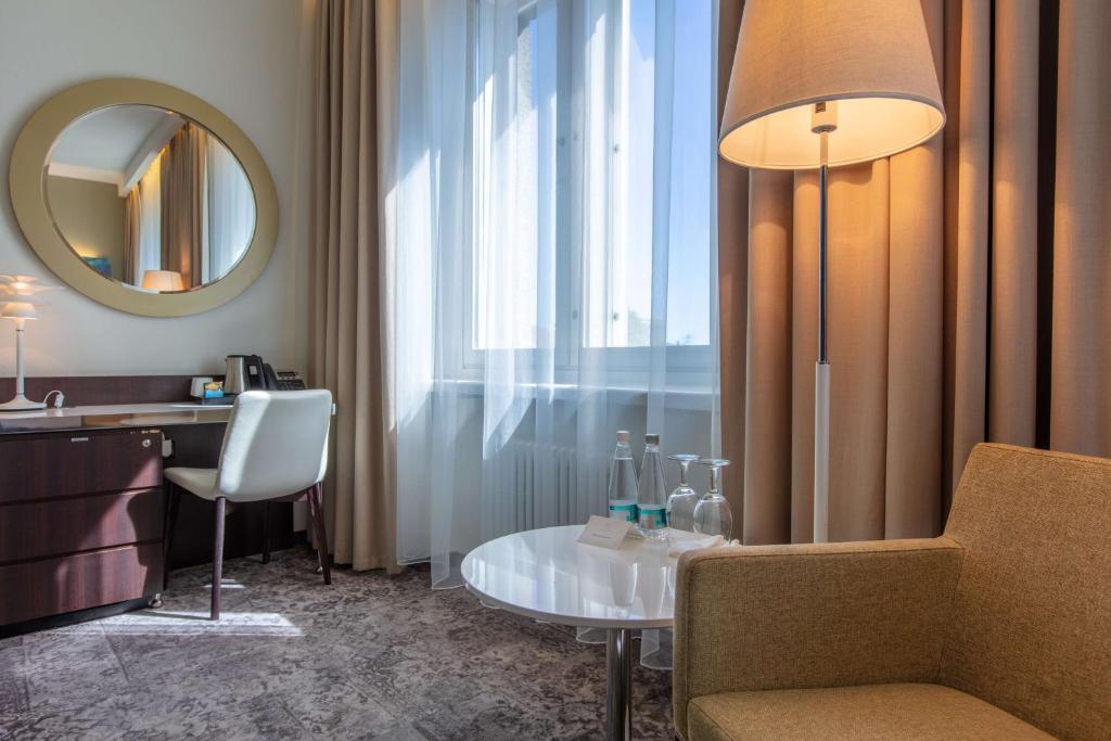 Posezení v ubytování Palace Hotel Tallinn, a member of Radisson Individuals