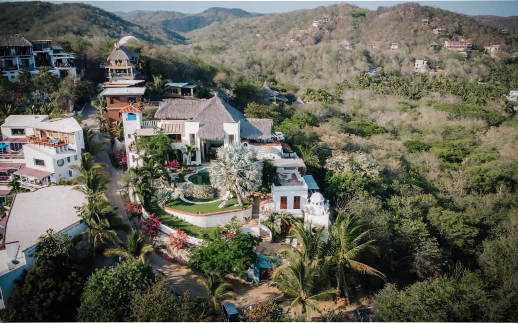 Nespecifikovaný výhled na hory nebo výhled na hory při pohledu z bed and breakfast