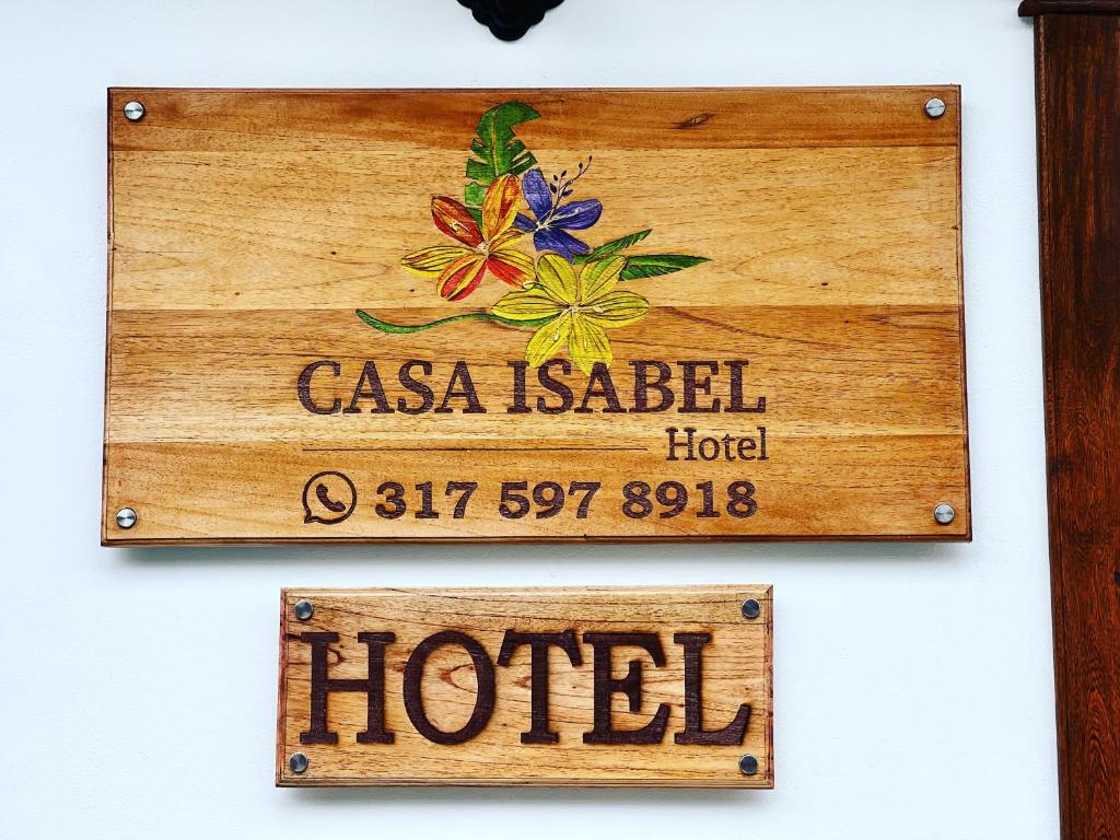 Certifikát, hodnocení, plakát nebo jiný dokument vystavený v ubytování Casa Isabel Hotel