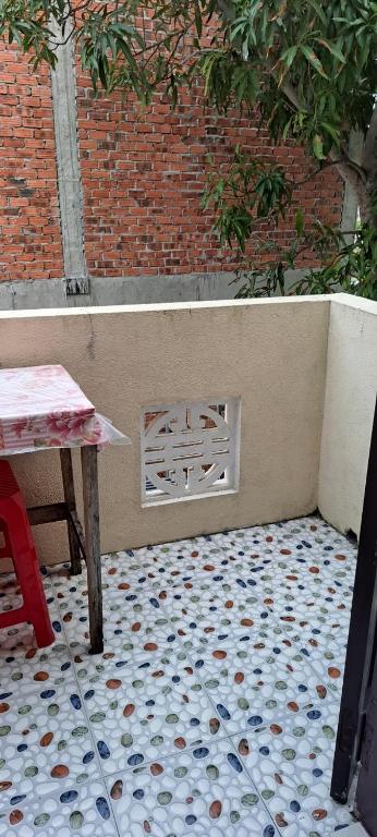 Balkón nebo terasa v ubytování Blue Beach Homestay