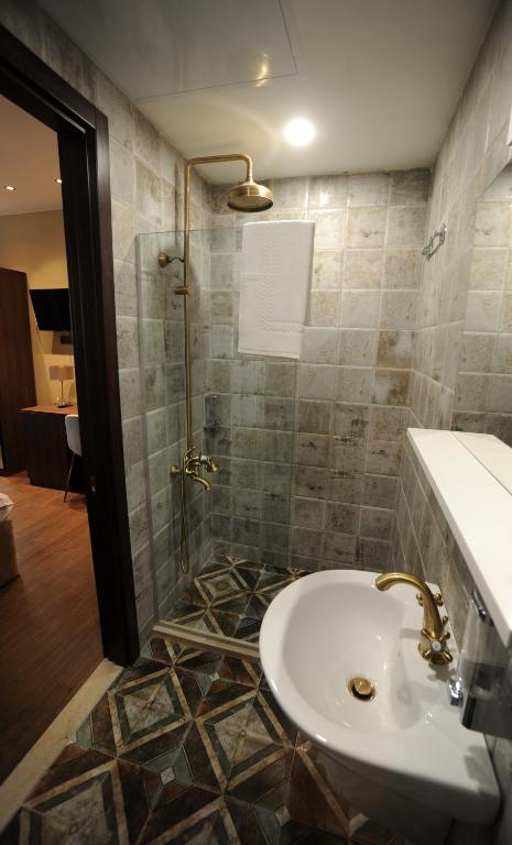 Koupelna v ubytování Hotel Verisima
