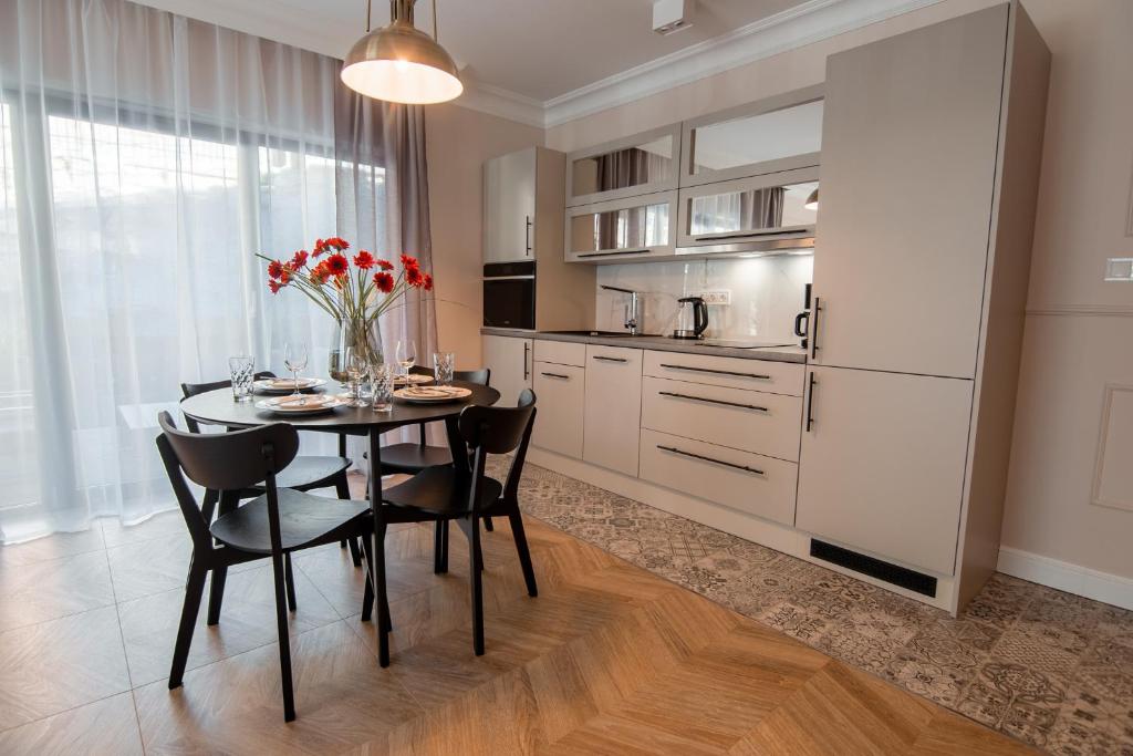 Kuchyňa alebo kuchynka v ubytovaní Apart Invest Centrum Park 7