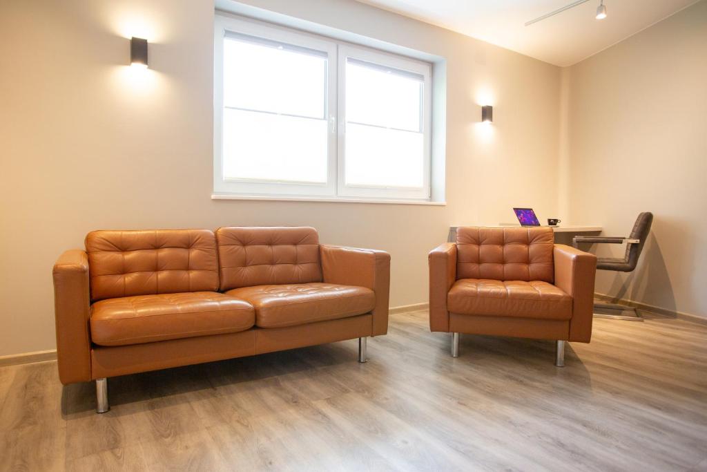 Posezení v ubytování Hotel Circle Inn