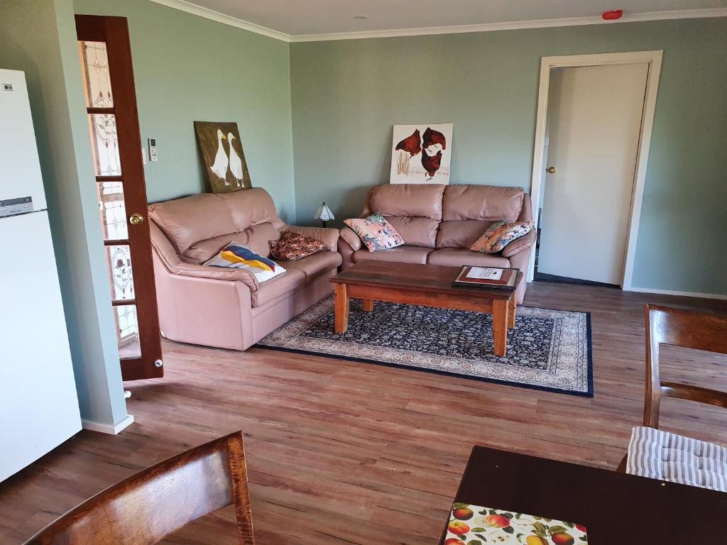 Posezení v ubytování Pecan Hill BNB