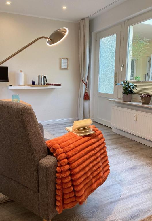 Posezení v ubytování Gästehaus Langhals