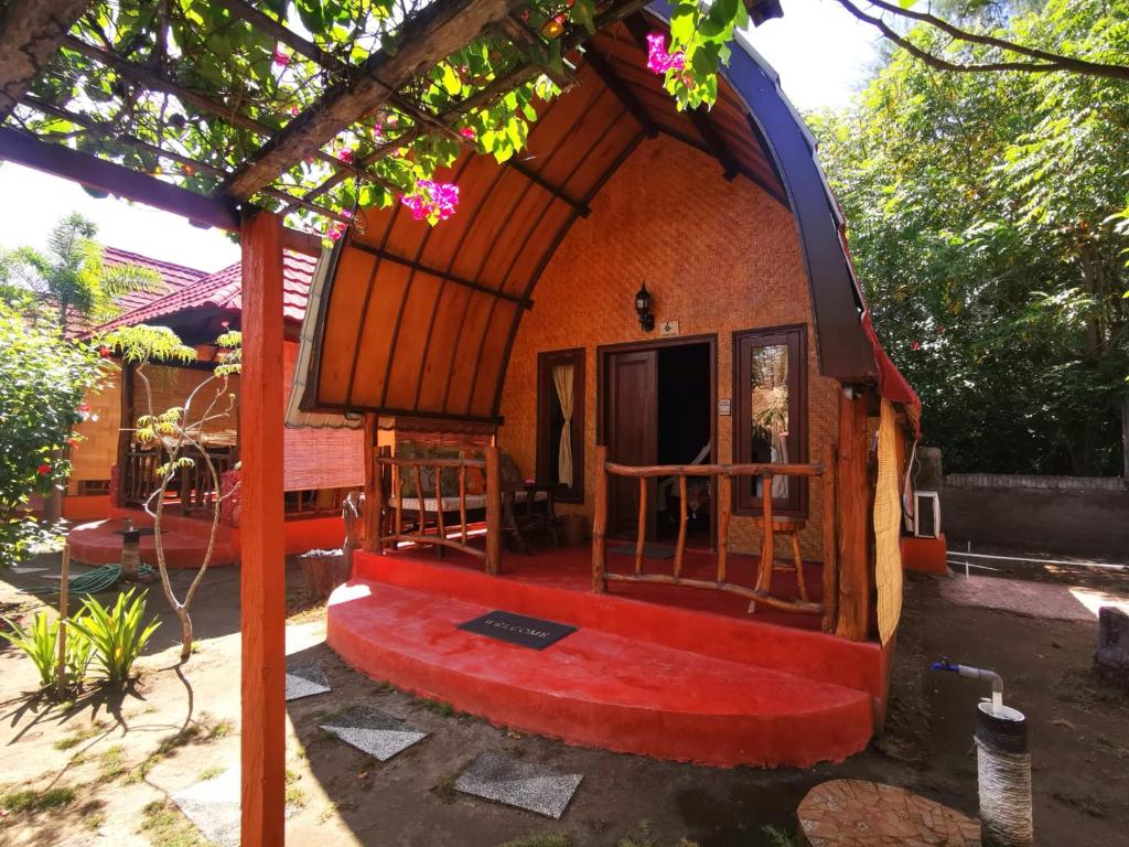 Zahrada ubytování Kampung Meno Bungalows