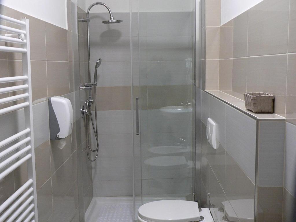 Koupelna v ubytování Locanda Pezzolla