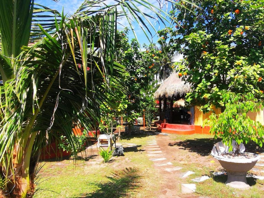 Zahrada ubytování Kampung Meno Bungalows