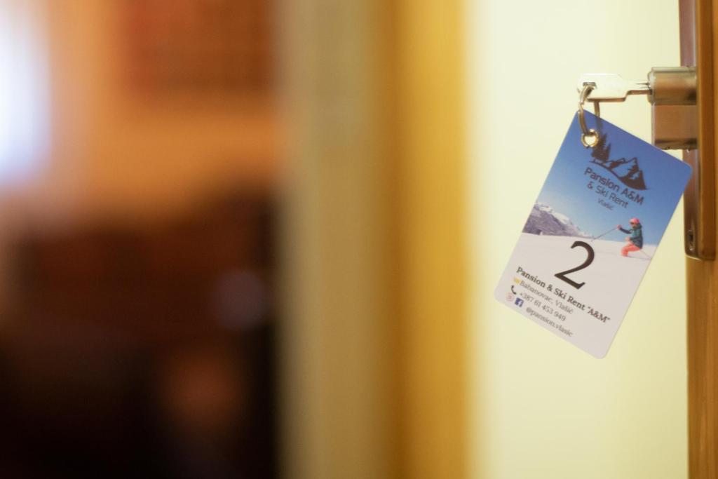 Certifikát, hodnocení, plakát nebo jiný dokument vystavený v ubytování Pansion A&M Vlašić