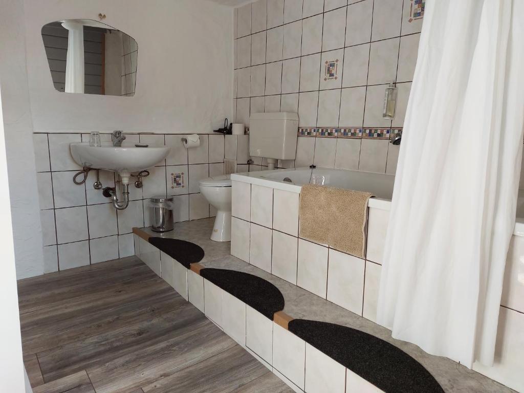 Koupelna v ubytování ReSt Inn Monschau