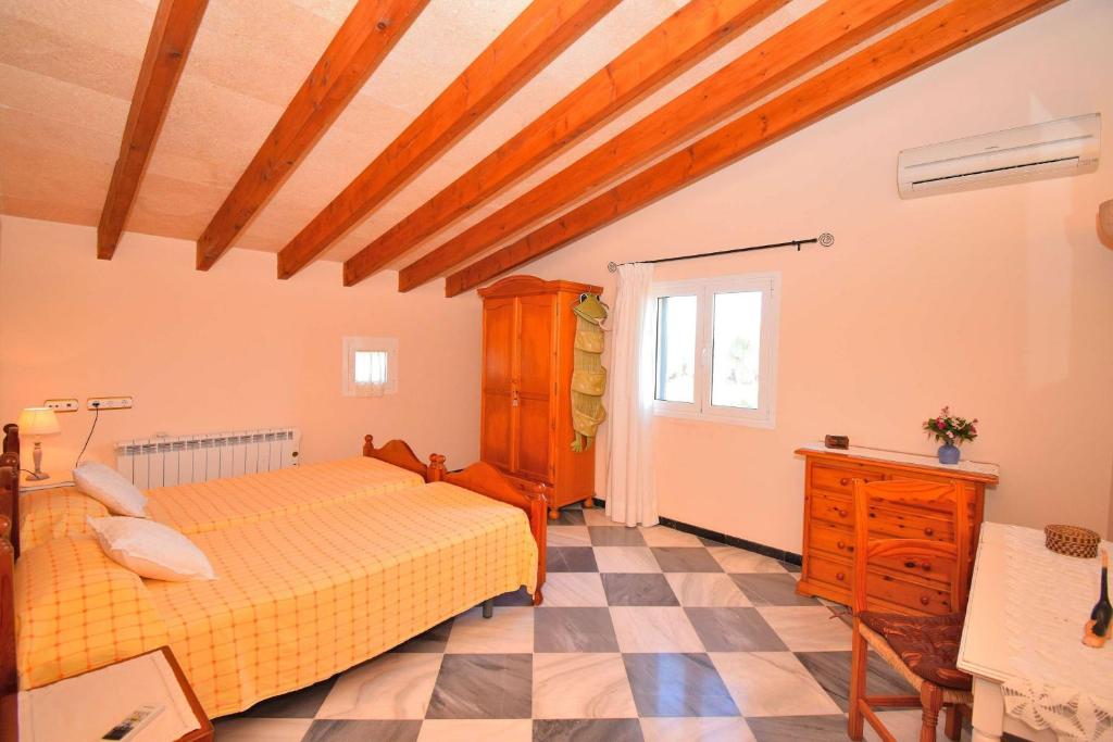 Postel nebo postele na pokoji v ubytování 176 Villa Can Claret Gran ET3690 by Mallorca Charme