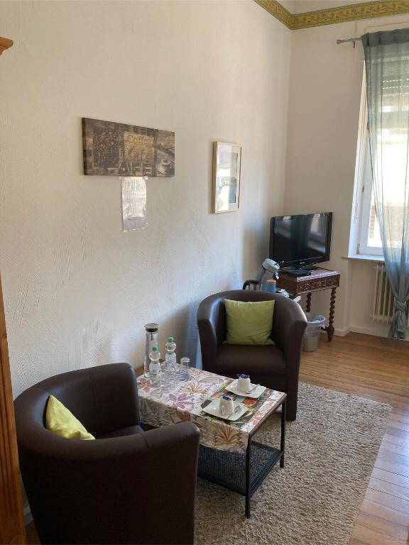 Posezení v ubytování Gästehaus Flair