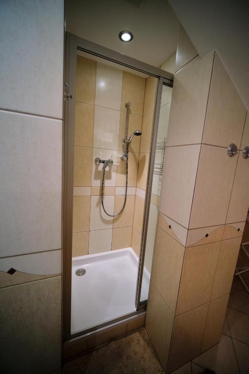 Kúpeľňa v ubytovaní Apartament Przy Beczce
