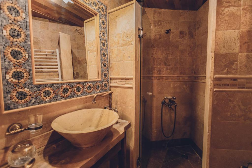 Koupelna v ubytování La maison de Şişik