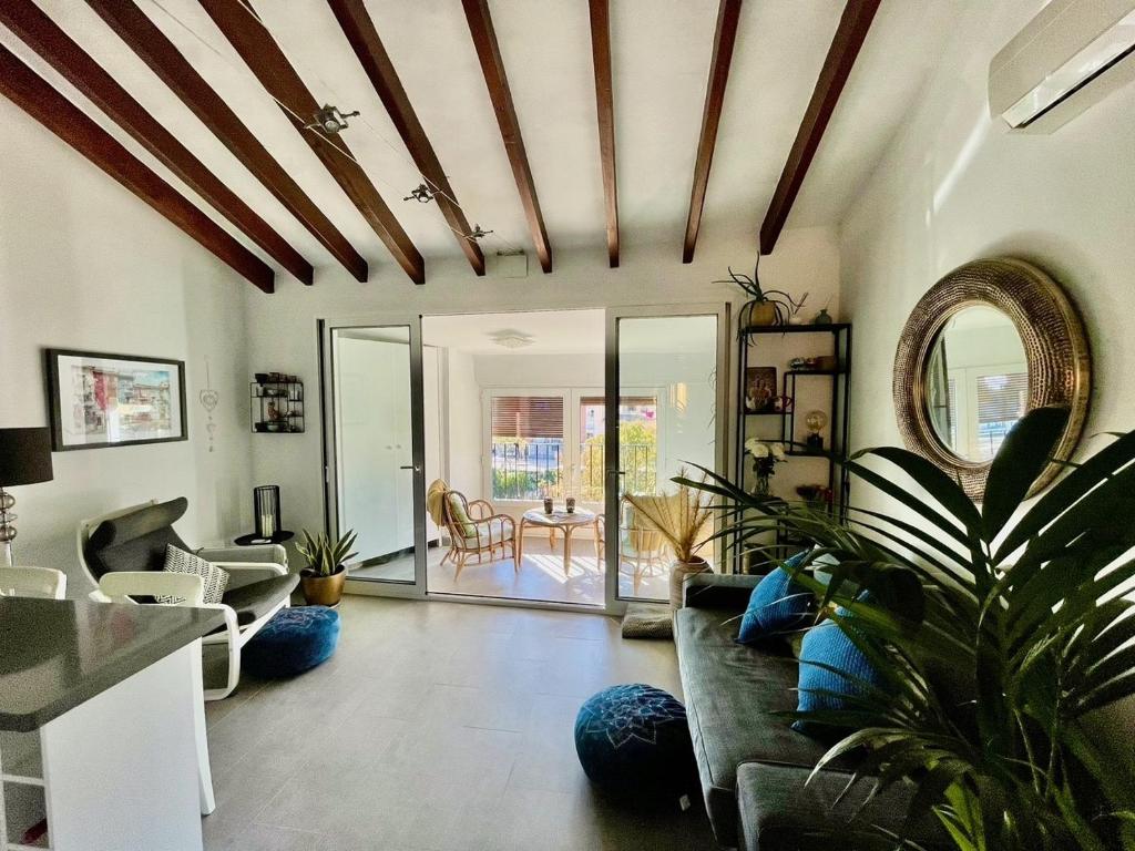 Posezení v ubytování La Casa Mia i Villajoyosa