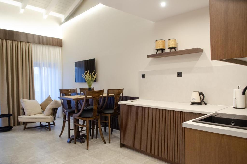 Kuchyňa alebo kuchynka v ubytovaní Leone suites