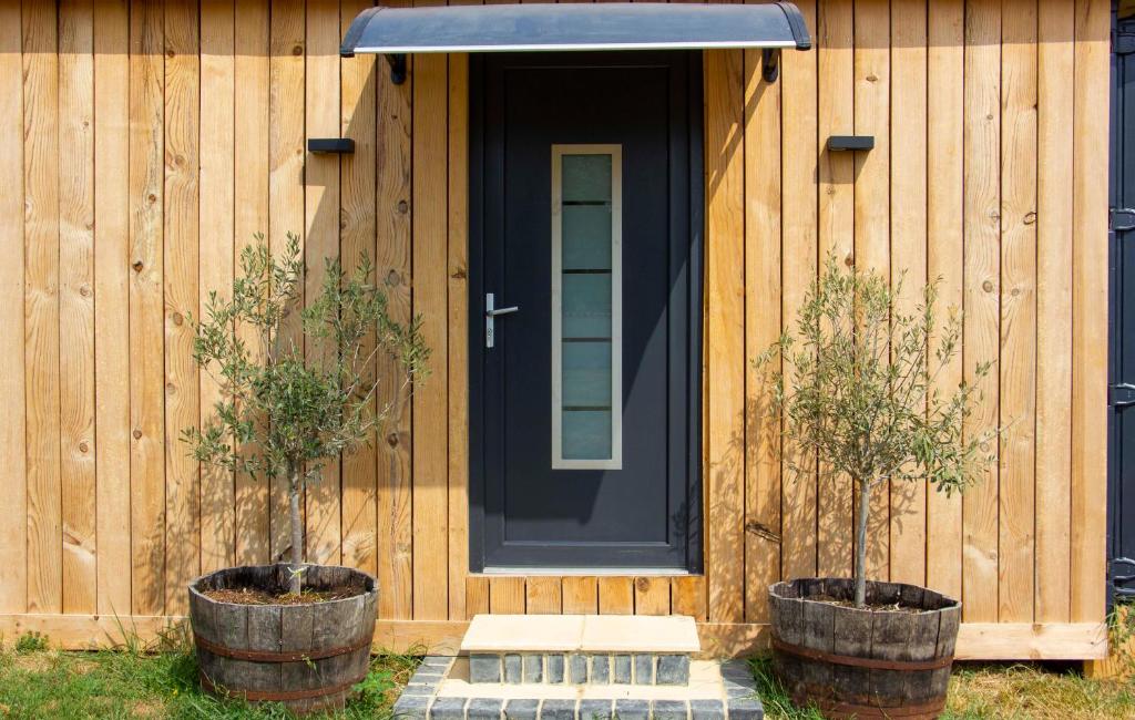 Zahrada ubytování Le Cabin Charbonnaud