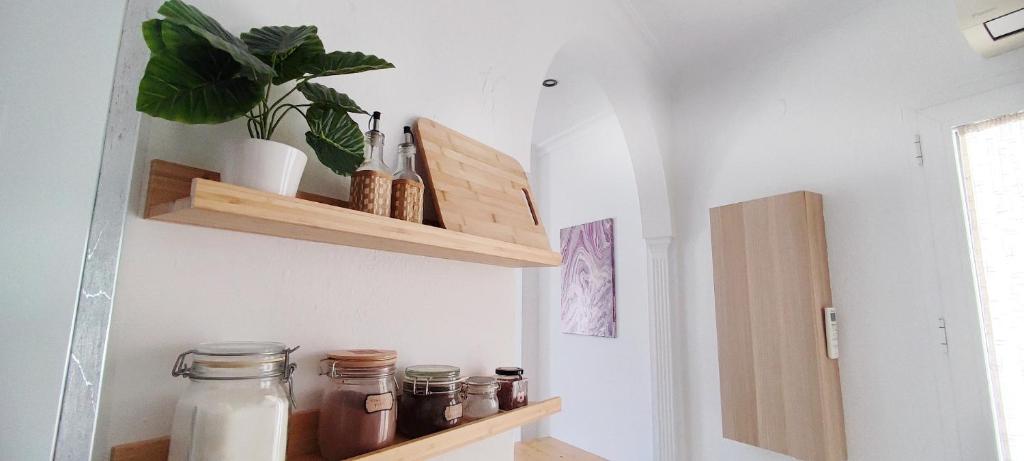Kuchyňa alebo kuchynka v ubytovaní Apartamento Hermosilla
