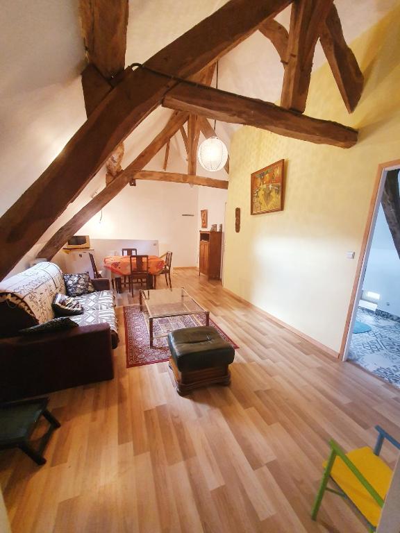 Posezení v ubytování Chambres d'hôtes Gourdon