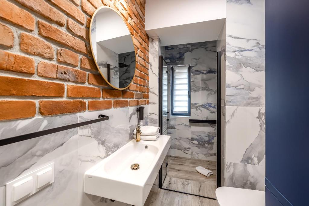 Kúpeľňa v ubytovaní Apartament Centrum Gdańska blisko Starego Miasta