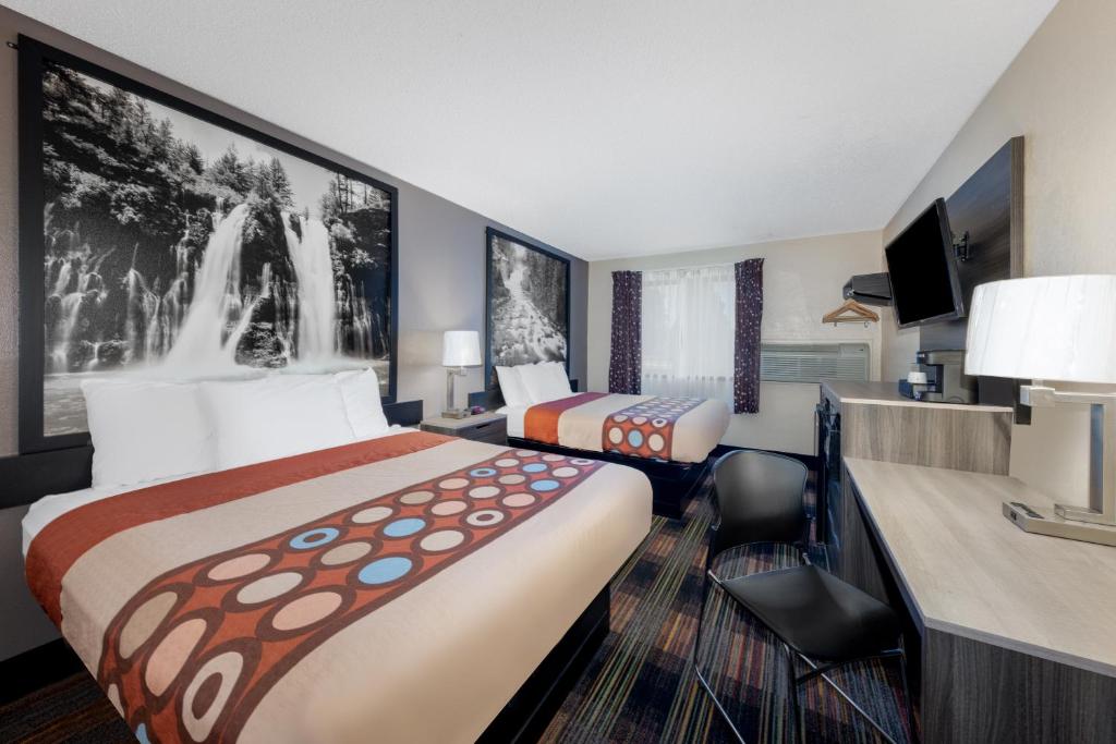Super 8 by Wyndham Kansas City at Barry Road/Airport - Habitación Con 2 Camas Grandes - No Fumadores